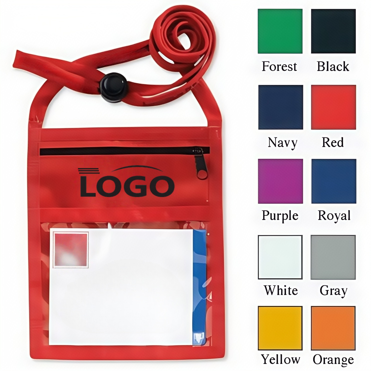 Pouch With Front Zipper Pocket 2