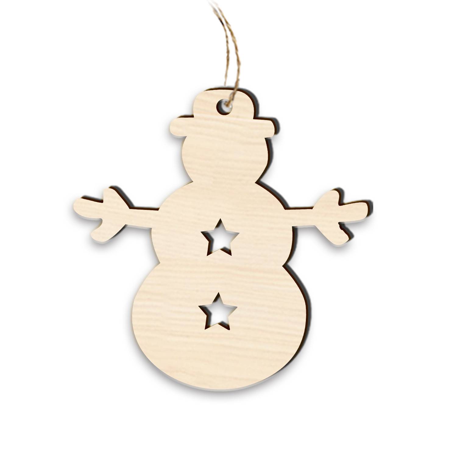 10Pcs Wooden Christmas Ornament Set 11