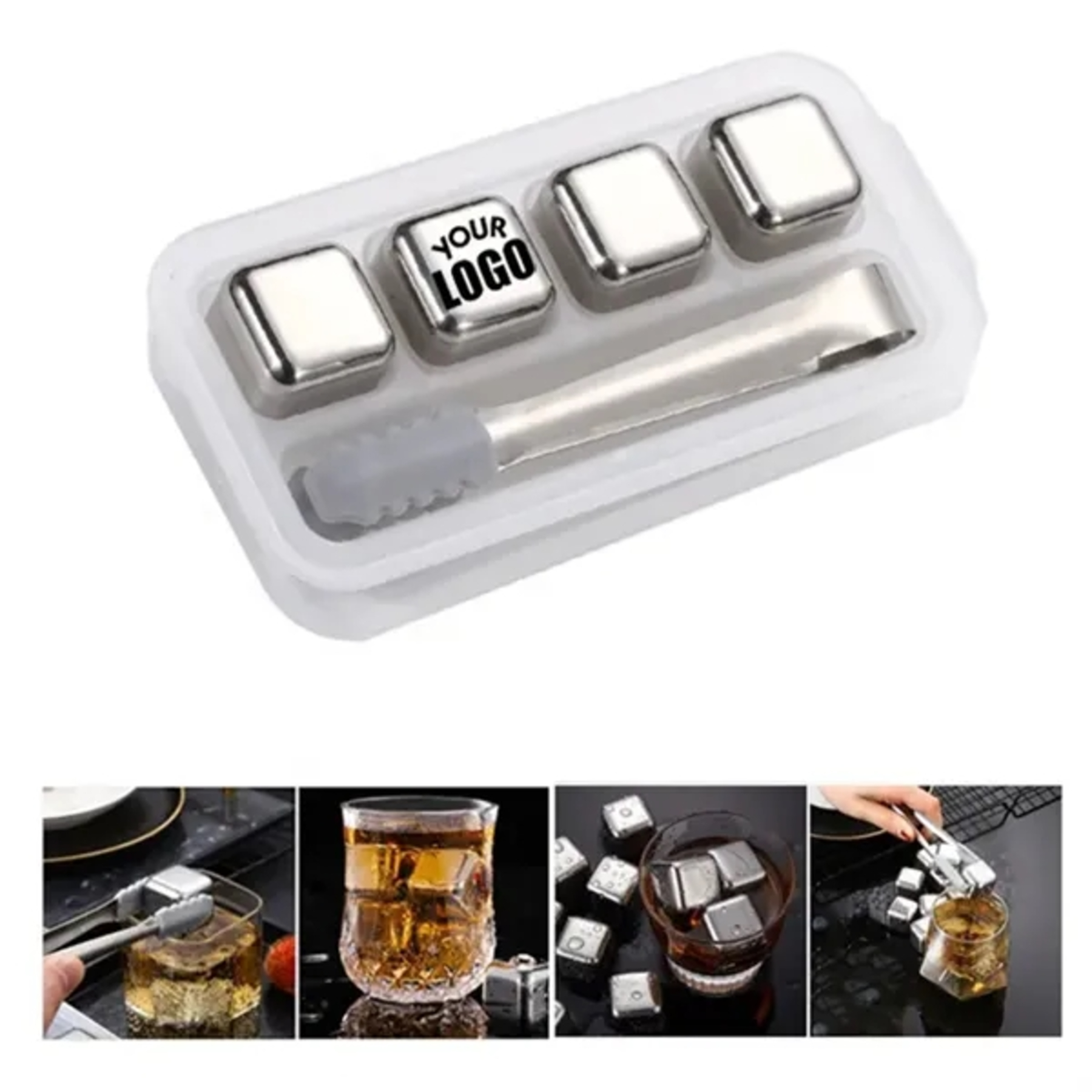 Stainless Steel Ice Cubes
 2