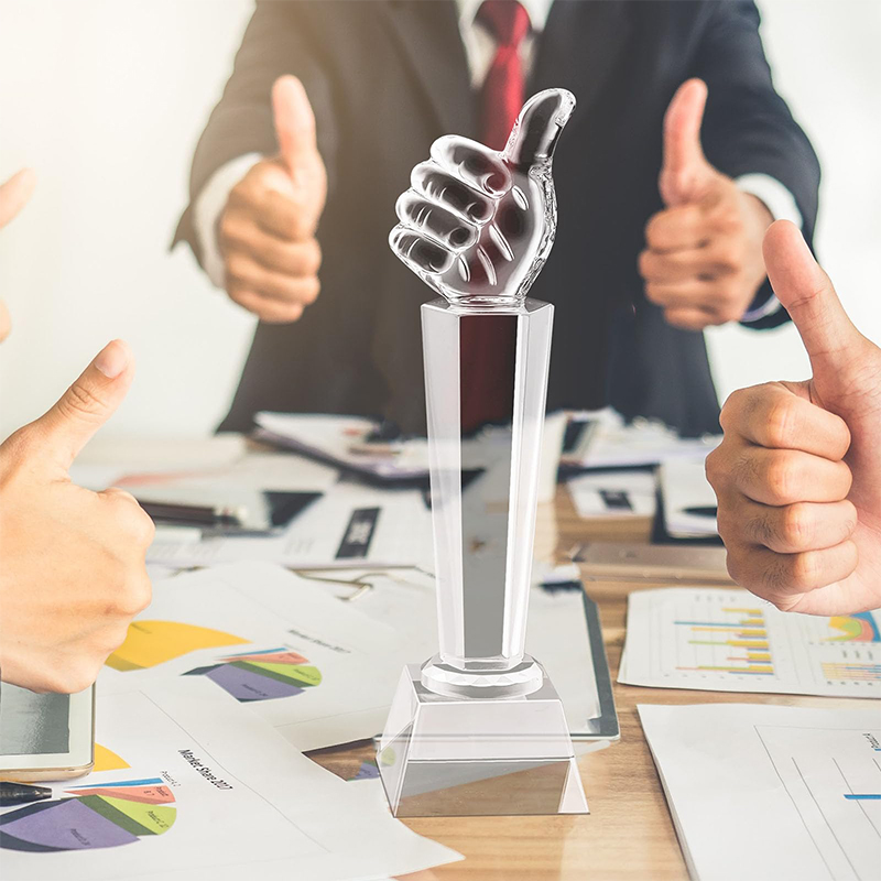 Thumbs Up Award Trophy 2