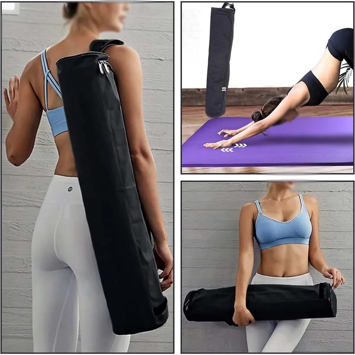 Unisex Full Zip Waterproof Exercise Yoga Mat Carrier Bag 2