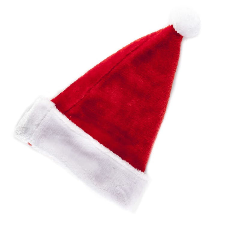 Santa Plush Hats - 16" Red & White 1