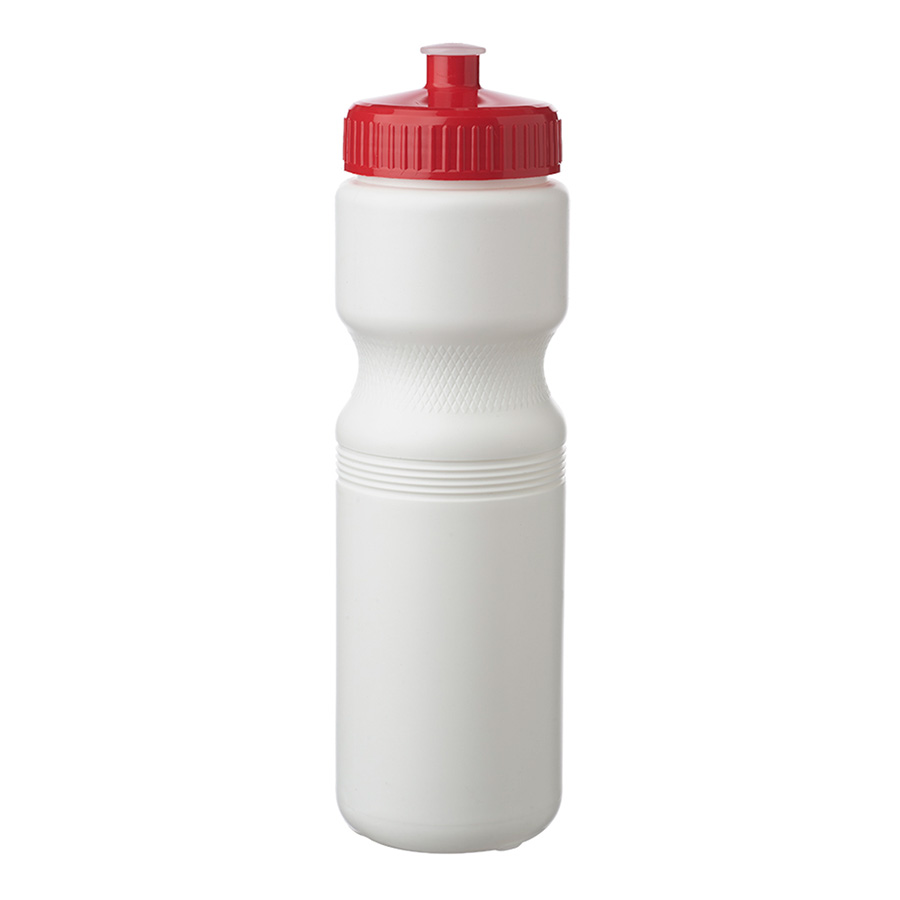 Plastic Water Bottles with Color Push Cap 28 oz. 28