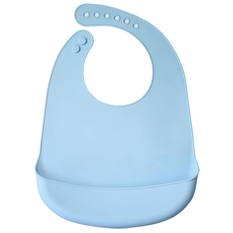 6 Buckles Silicone Baby Bib 4