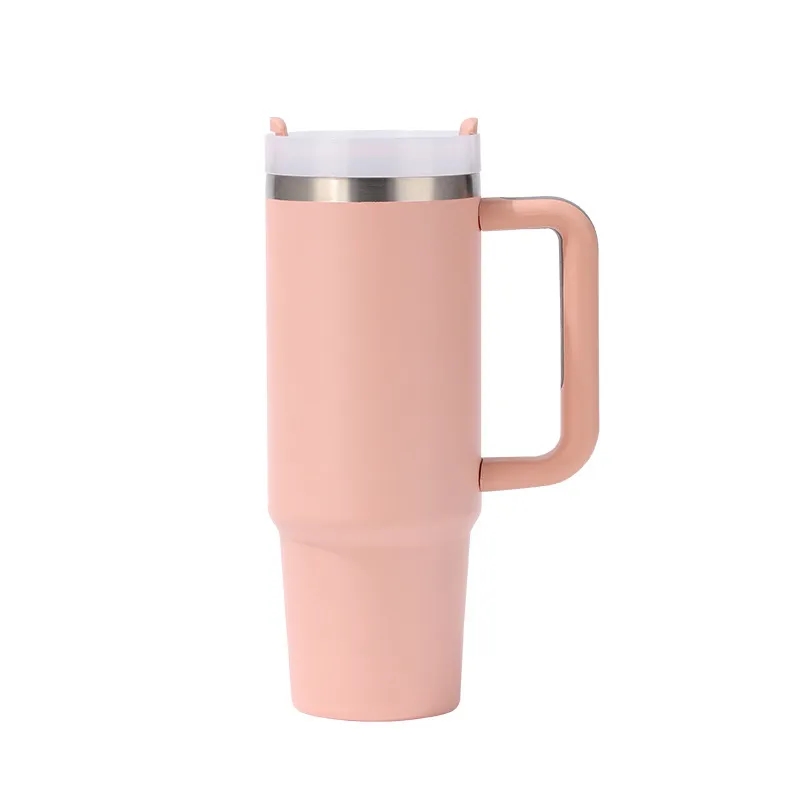 30oz Tumbler with Handle and Straw 4