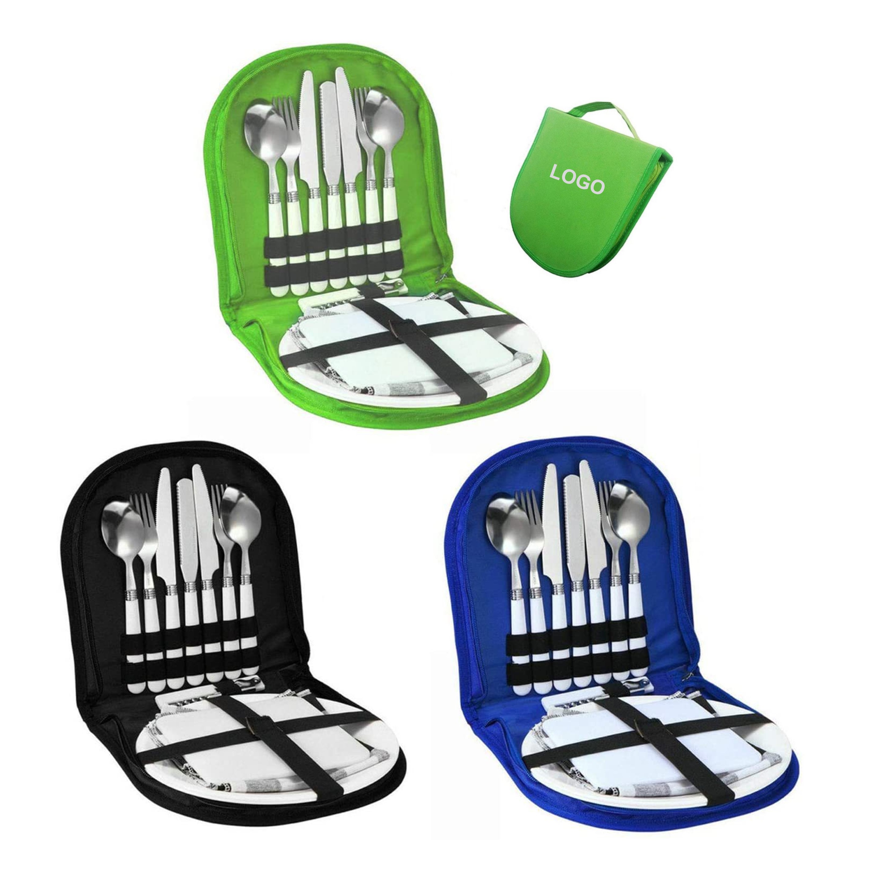 Portable Picnic Cutlery Set (direct import) 2