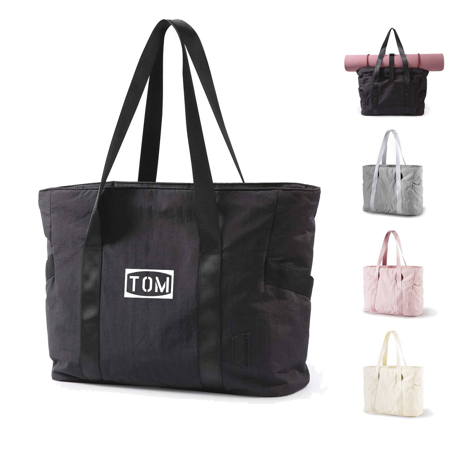 Portable High-Capacity Waterproof Computer Yoga Mat Tote Bag 9