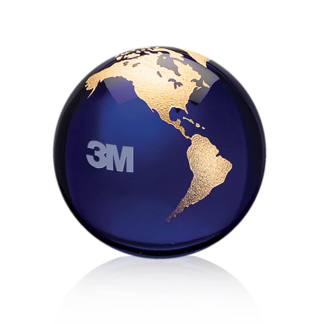 Globe Paperweight - Blue 7