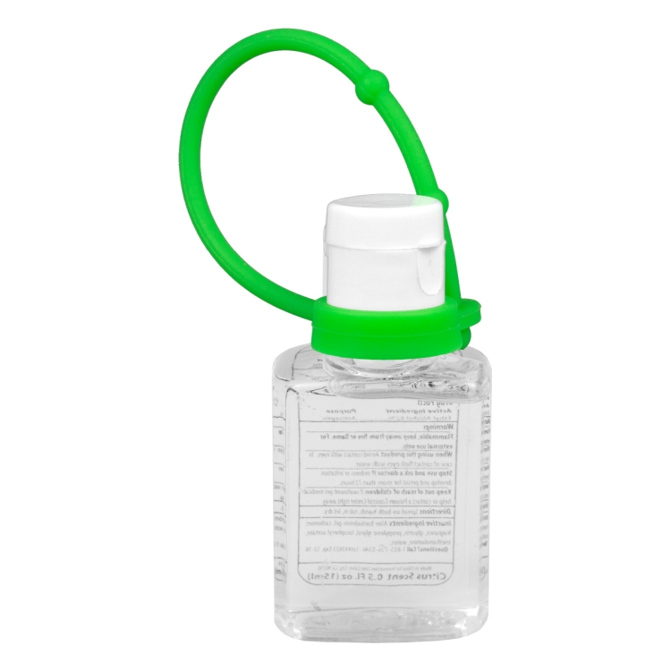 "SanPal S Connect" 0.5 oz Compact Hand Sanitizer Antibacterial Gel in Flip-Top Squeeze Bottle 3