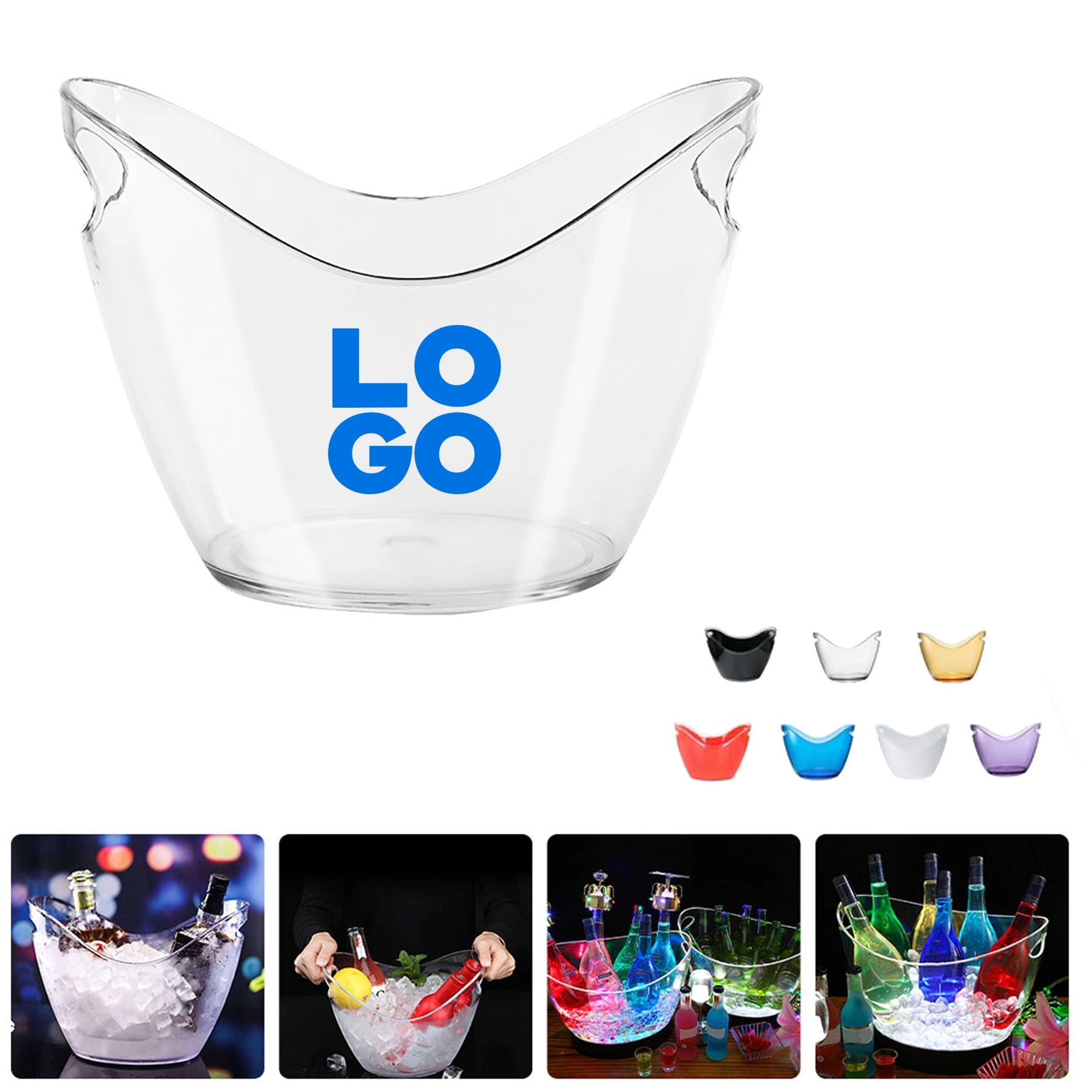8L Ice Cube Storage Bucket 2