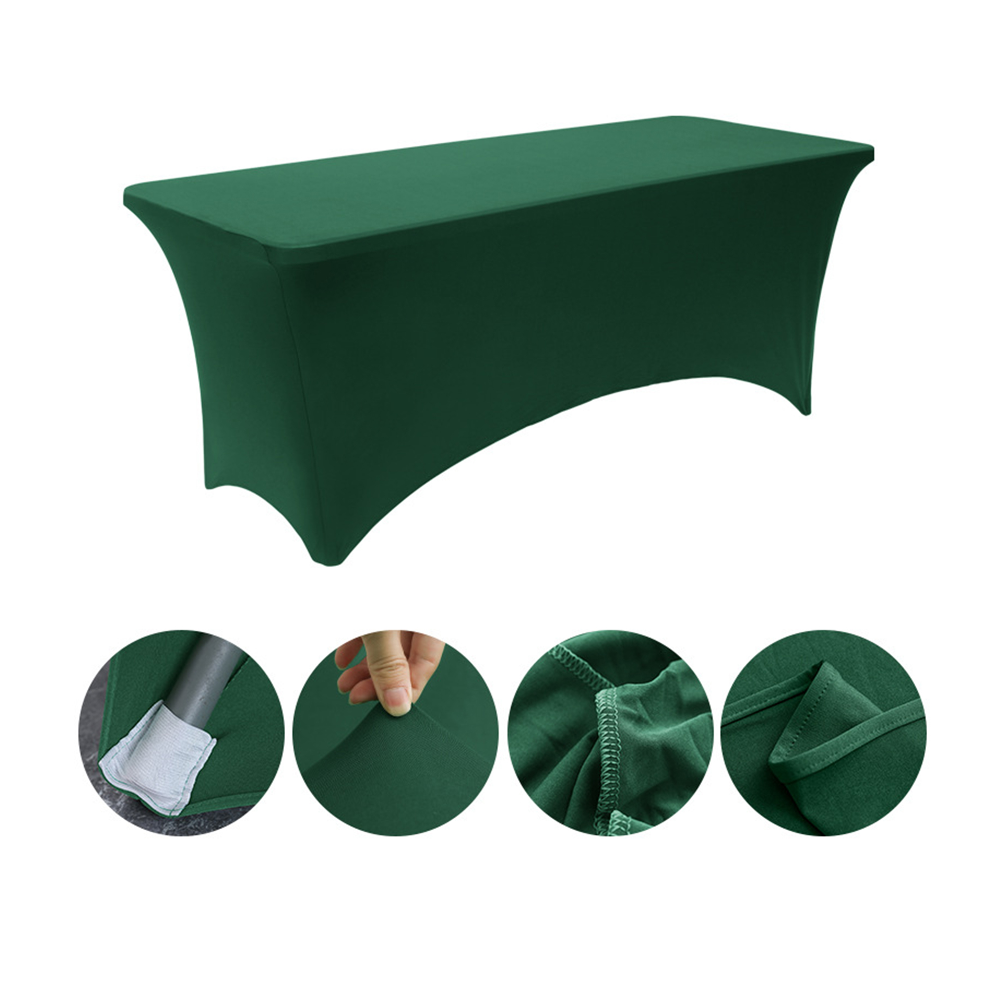 Six Foot Elastic Table Cover For Hotel And Restaurant Use 29