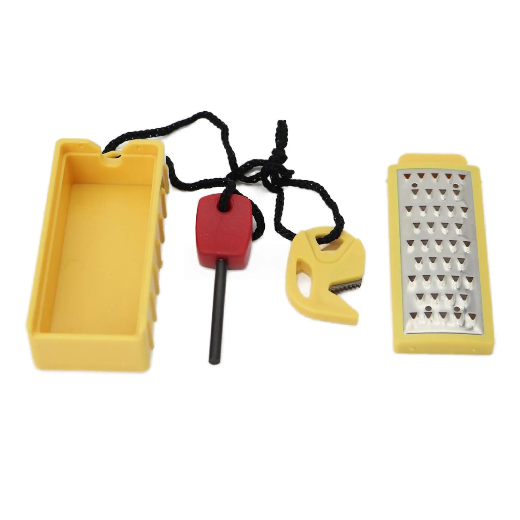 Ferro Rod Fire Starter With Integrated Shaving Scraper 2