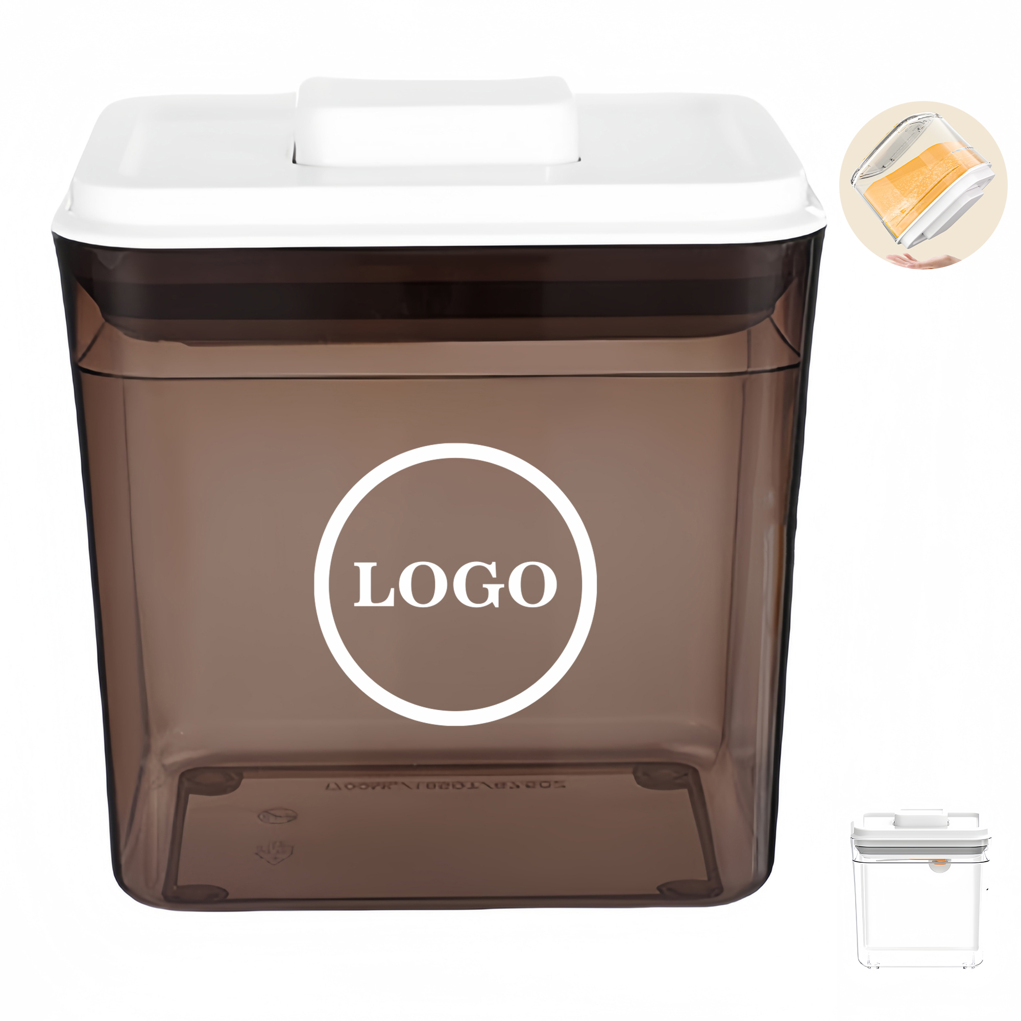 1.7L Plastic Push-Type Airtight Food Container 1