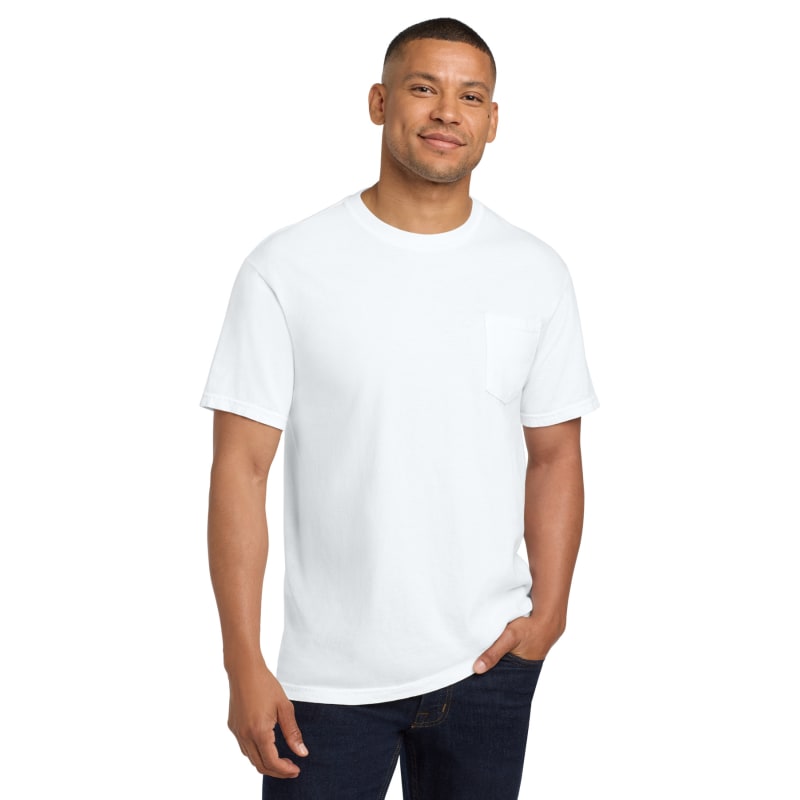 COMFORT COLORS Heavyweight Ring Spun Pocket Tee. 201