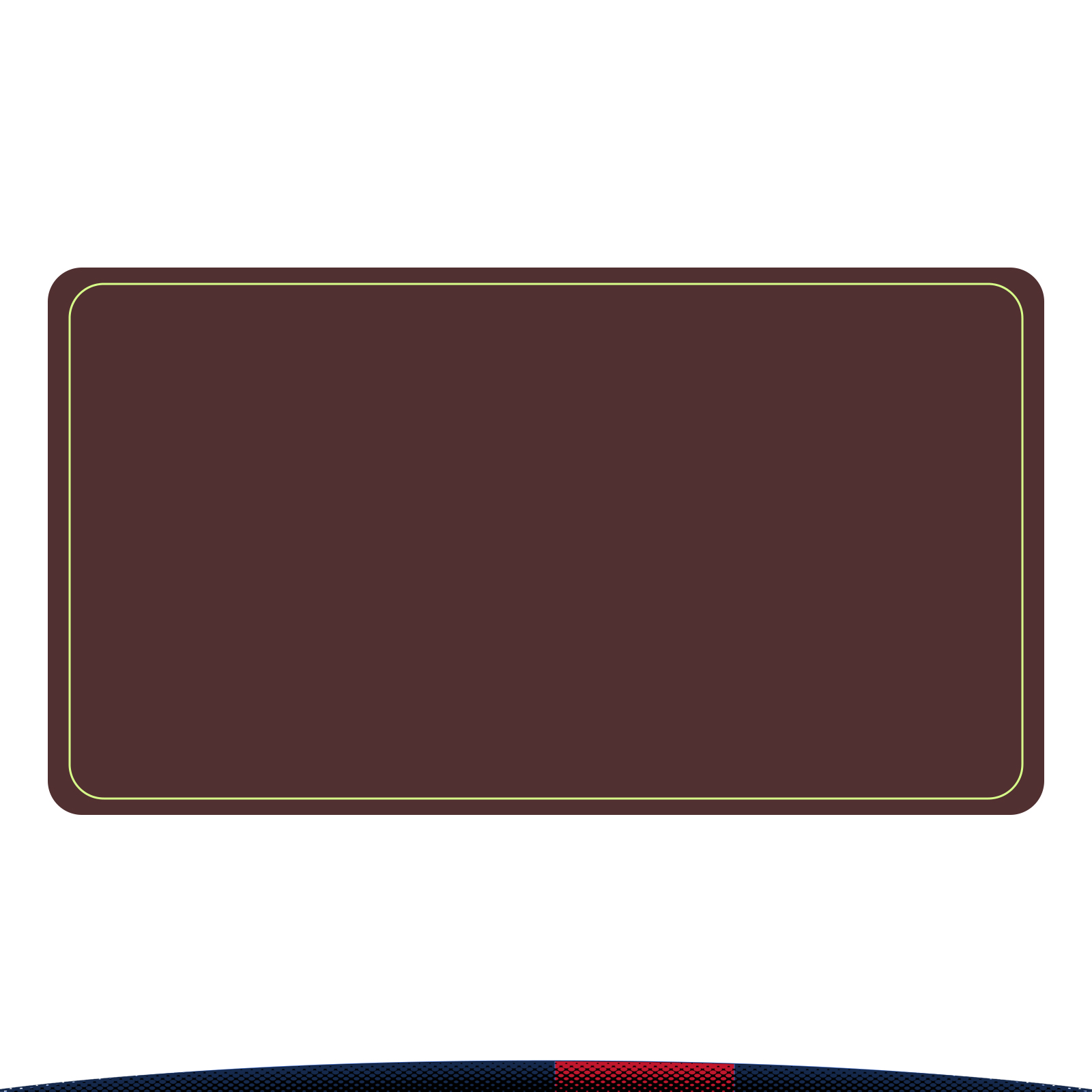 Rectangle PVC Table Mat 9