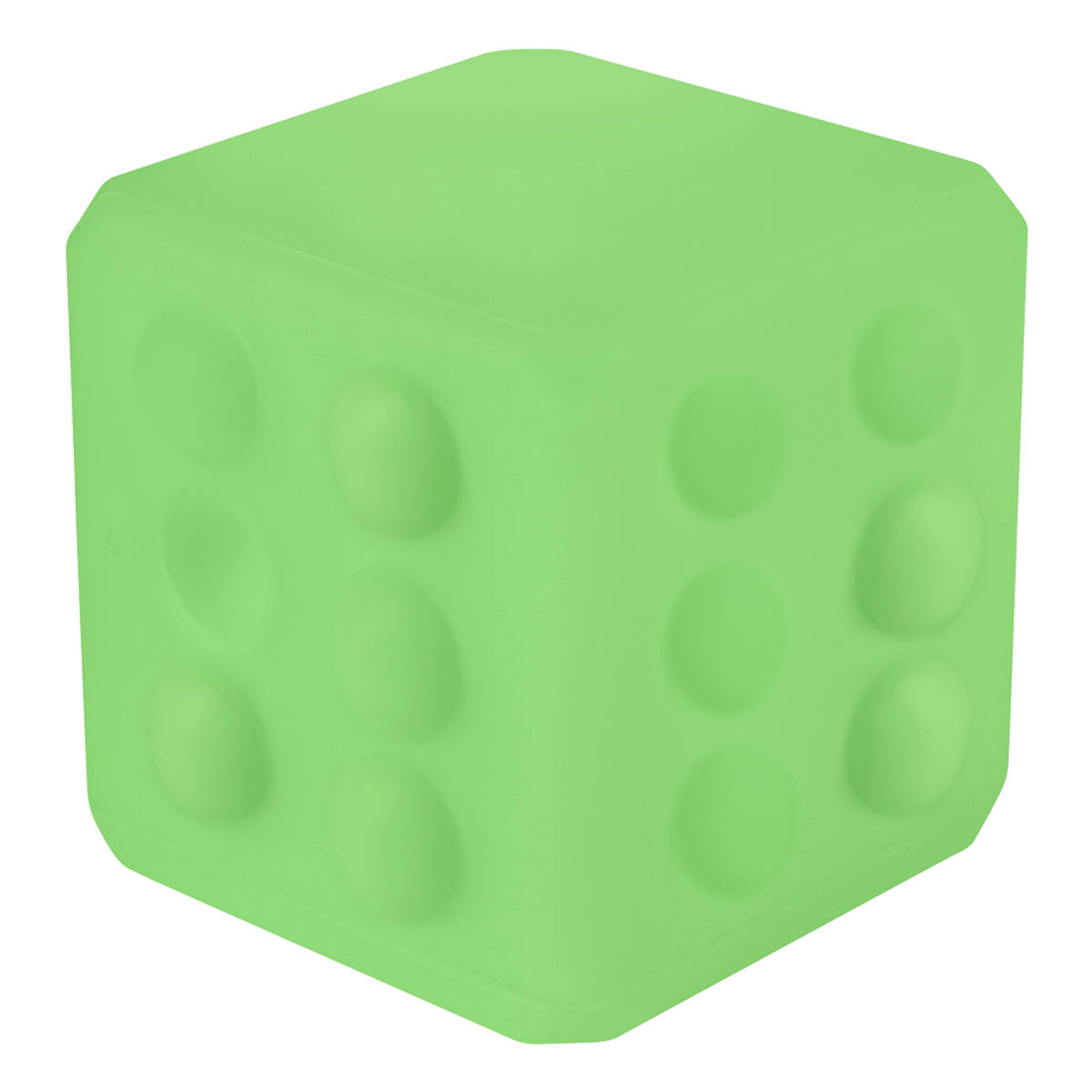 Glow in The Dark Square Push Pop Ball 6