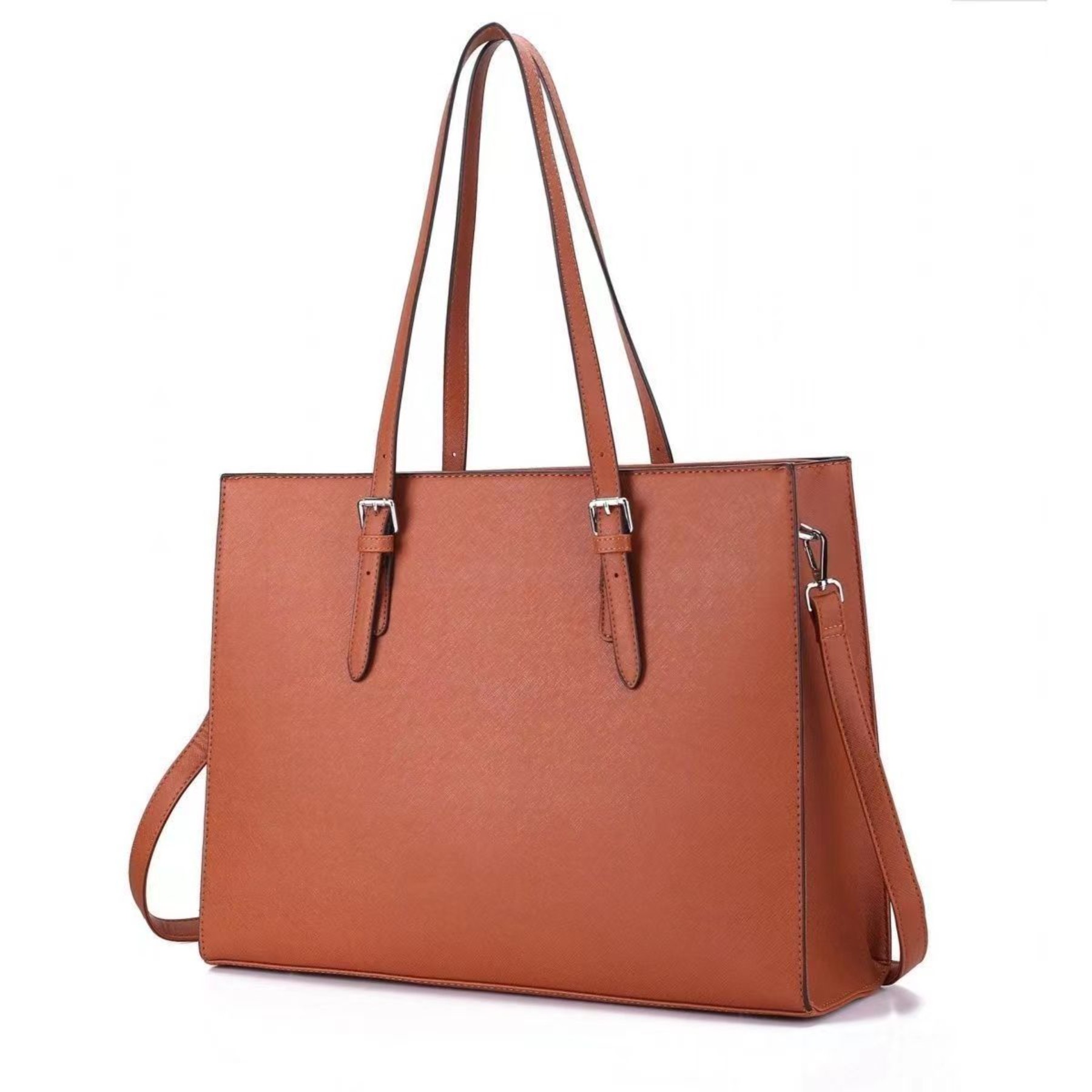 Waterproof Leather Laptop Tote 4