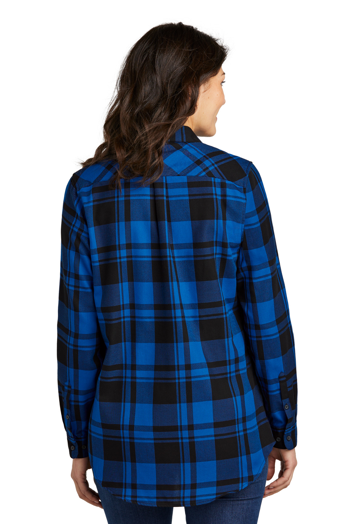 Port Authority Women's Plaid Flannel Tunic . LW668 13