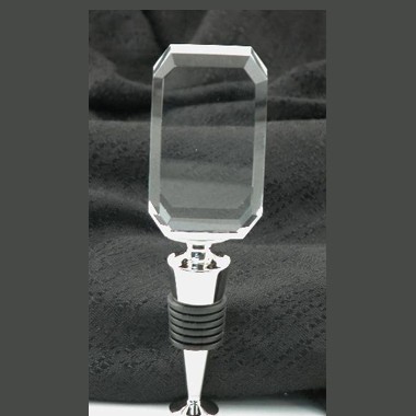 Clear Vertical Acrylic Wine Bottle Stopper 1