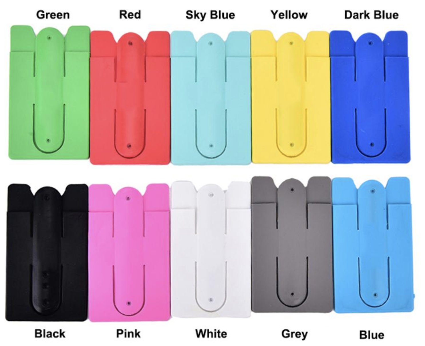 Combo Silicone Cell Phone Wallet & Kickstand 8
