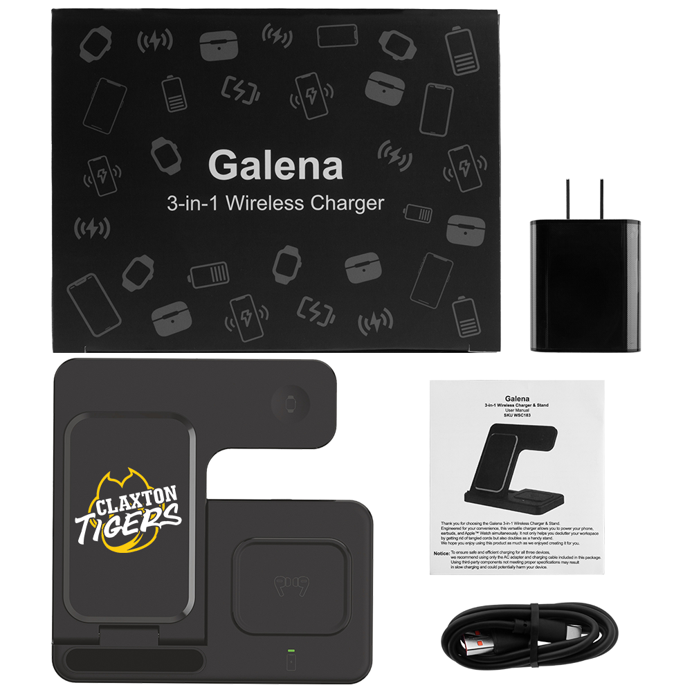 Galena 3-in-1 Wireless Charger & Stand 5