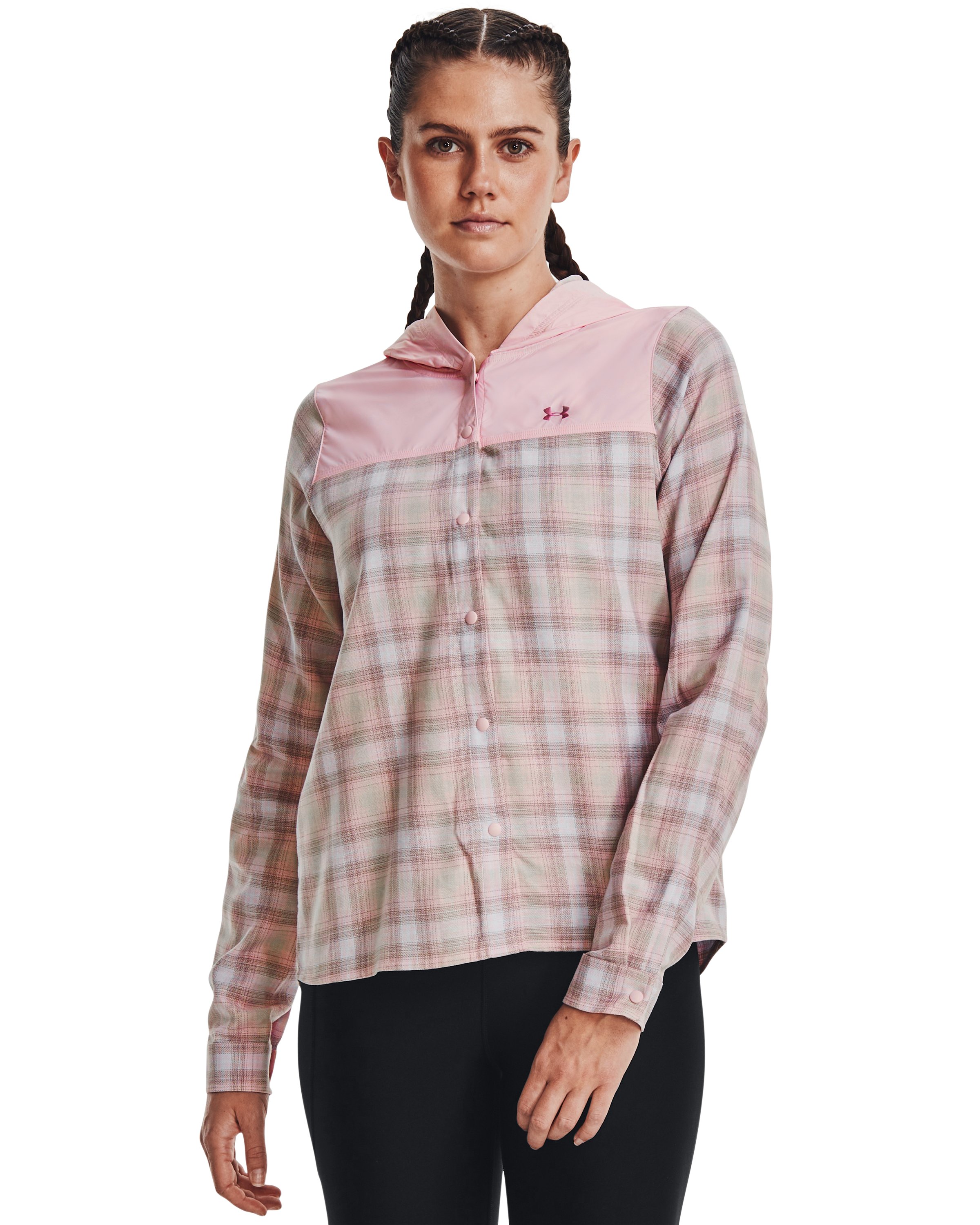 Women's UA Tradesman Flannel Hoodie  2