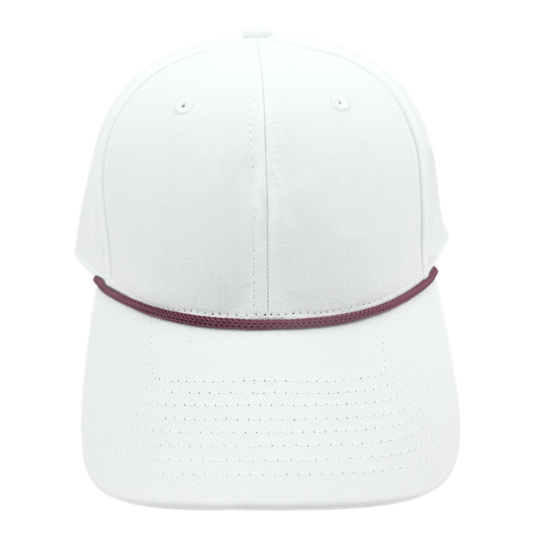3D Embroidery 6-Panel Cotton Baseball Cap With Cord 6