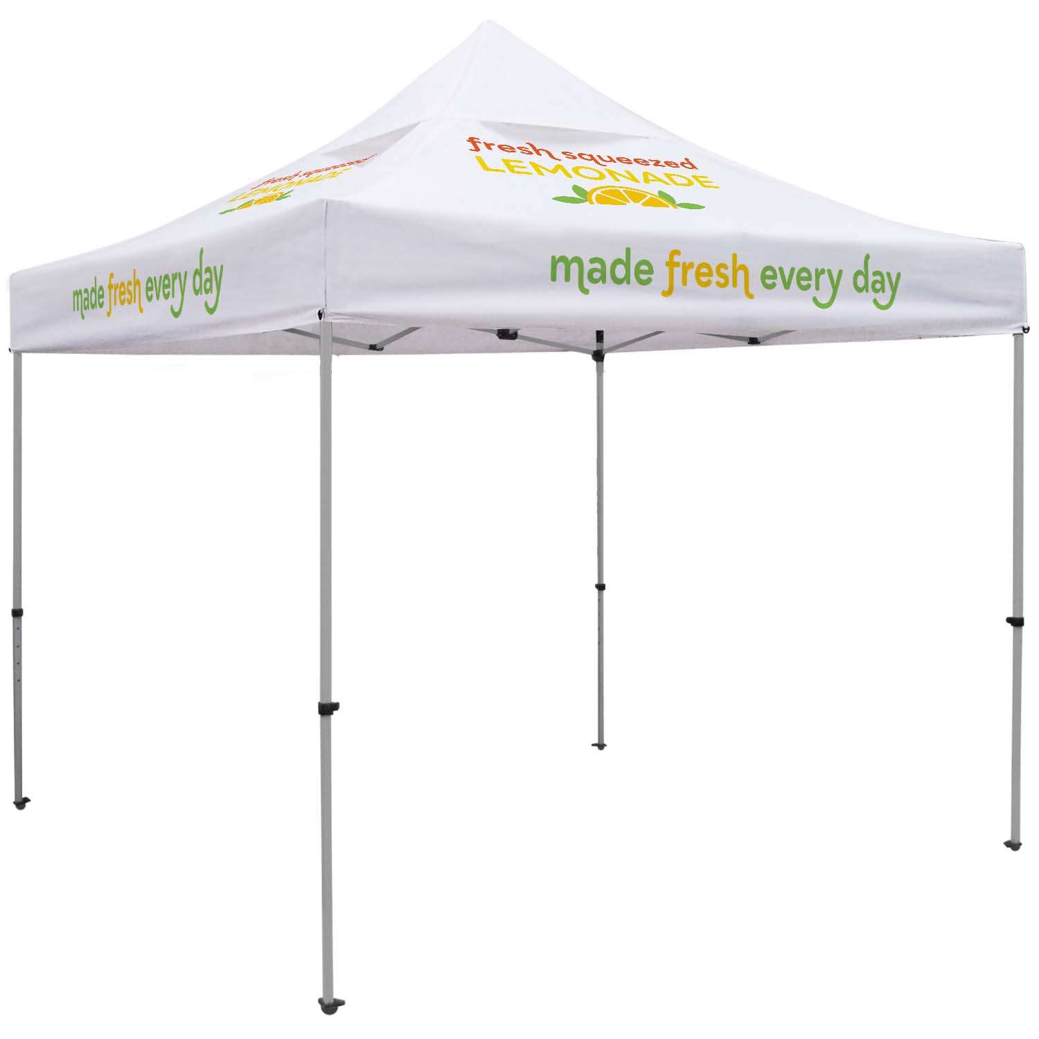 10' Premium Tent Kit with Vented Canopy (Imprinted, 4 Locations)