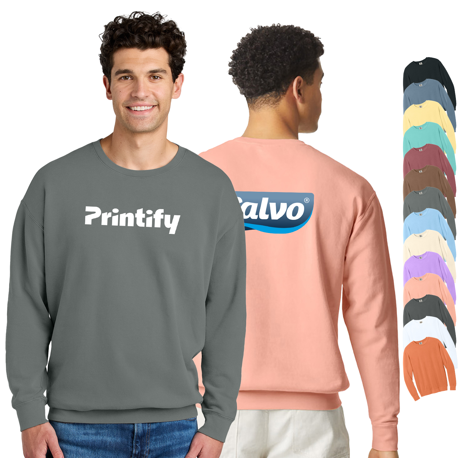 Comfort Colors® Lightweight Crewneck Sweatshirt 1