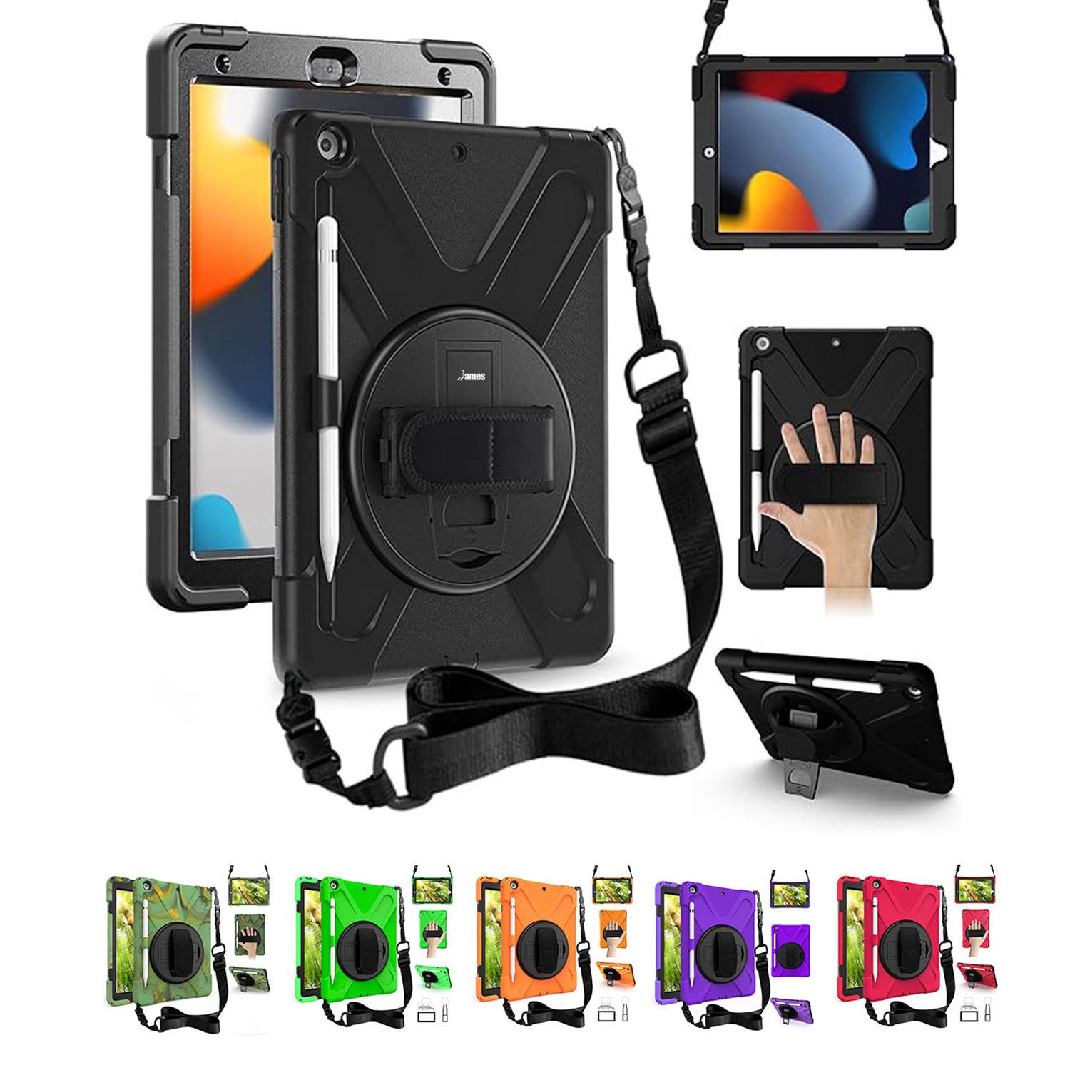 iPad case 10.2 inch silicone PC full cover 4