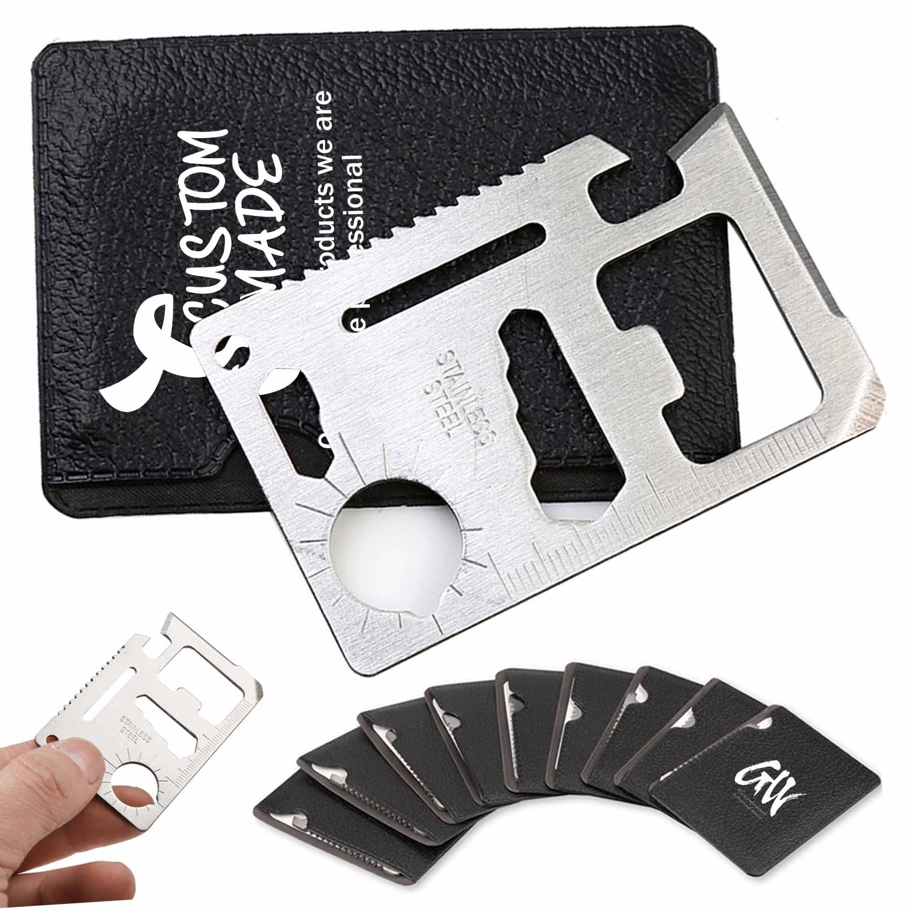 11 Function Survival Tool Card WithWallet 2