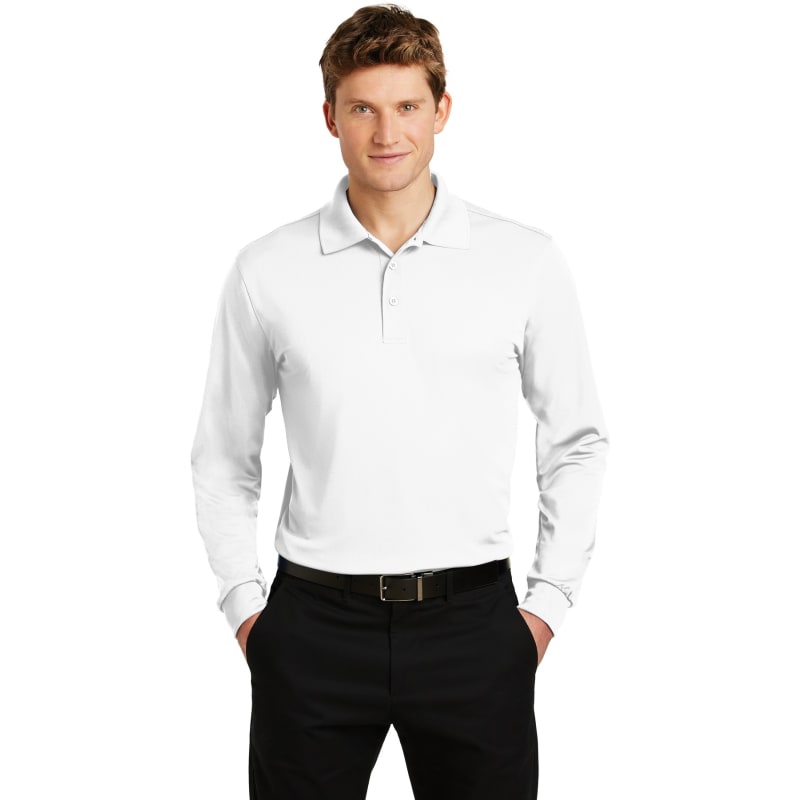 Sport-Tek Long Sleeve Micropique Sport-Wick Polo. 33
