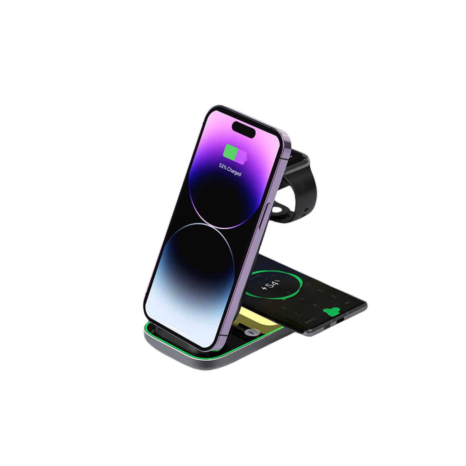 4-in-1 Desktop Stand Magnetic Wireless Charger 1