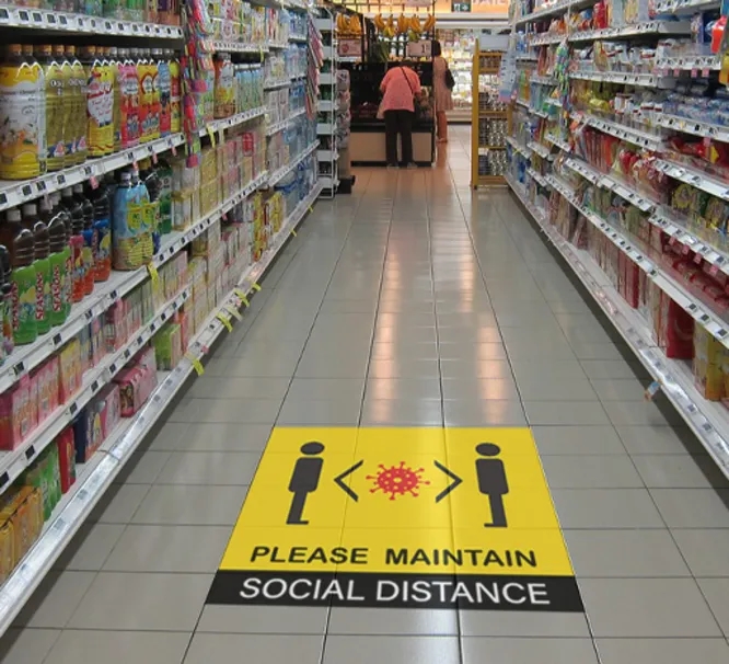 Floor Graphics, Surface Decal (12" x 12") 4
