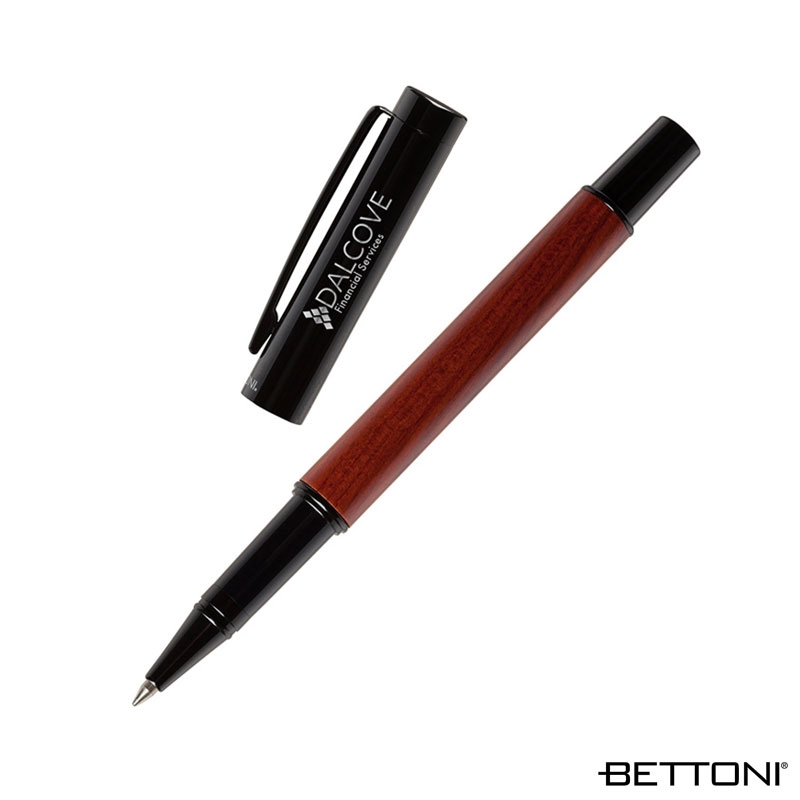 Bettoni®  Alicante Rollerball Pen w/ Wood Barrel 1