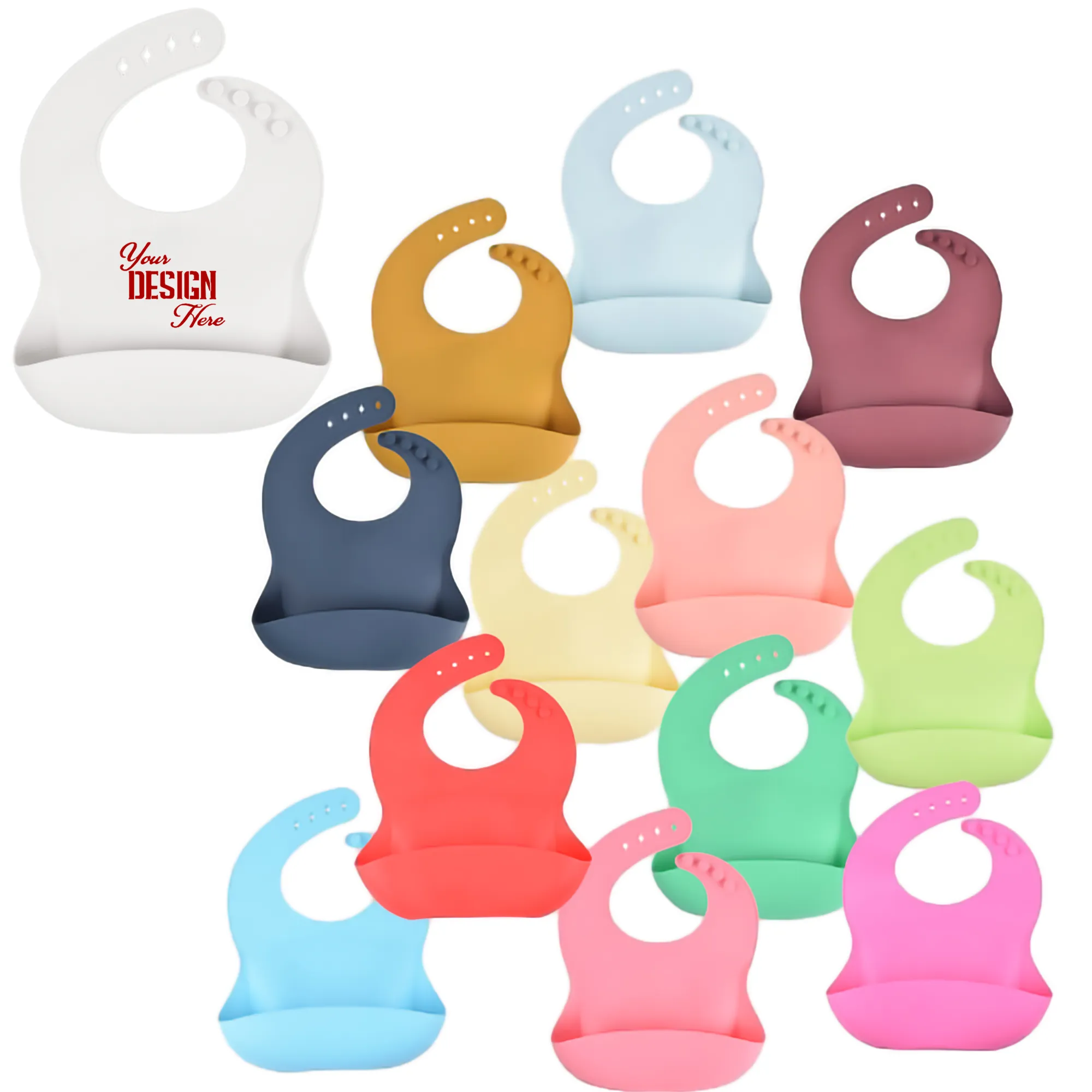 Baby Bib Silicone Waterproof