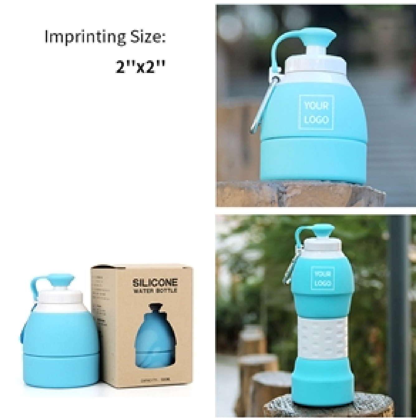 20oz Folding Silicone Bottle 3