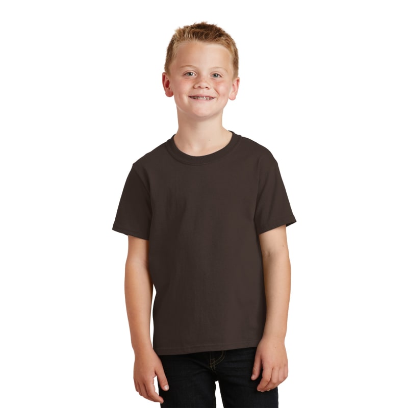 Port & Company - Youth Core Cotton Tee. 124