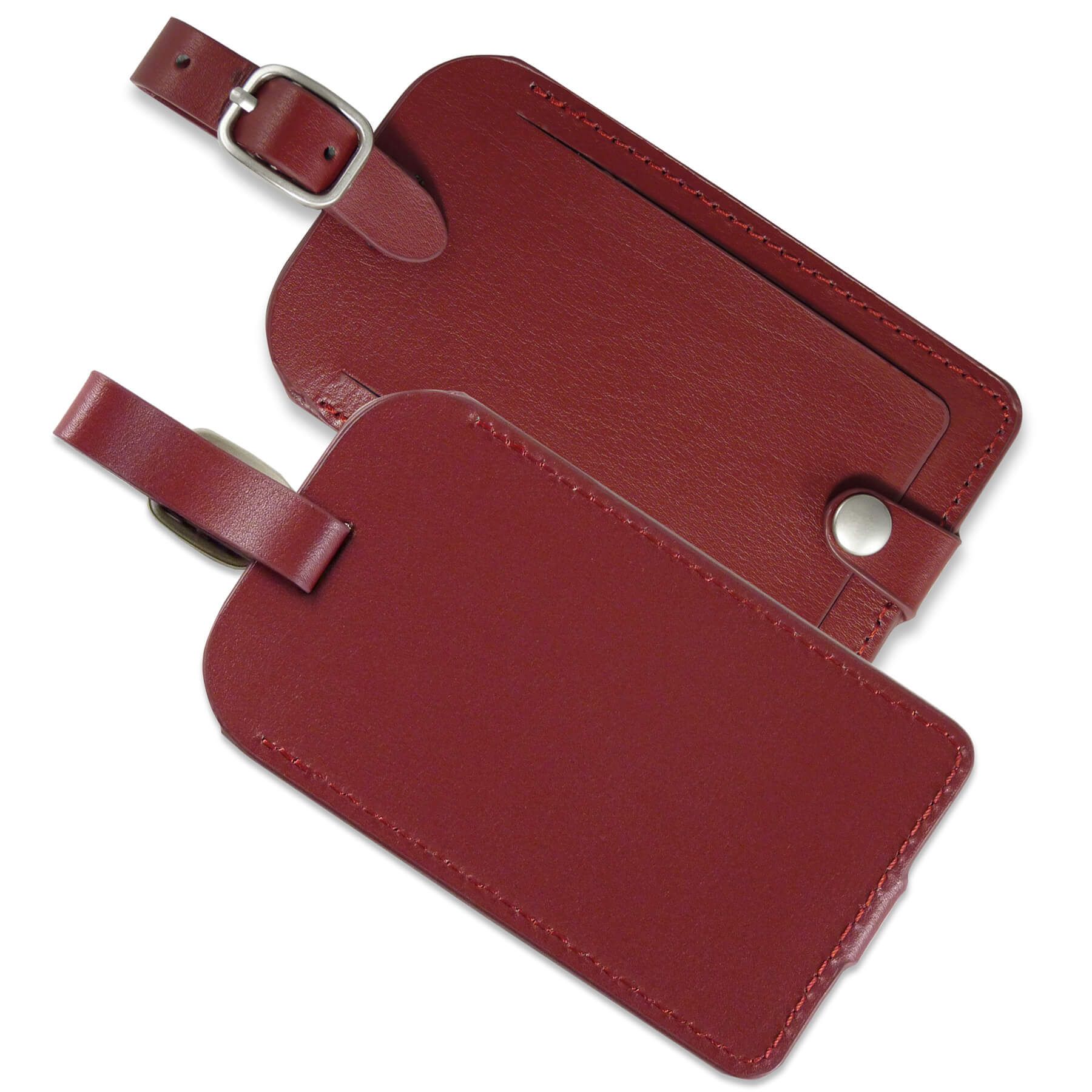 Vintage Leather Luggage Tag 5