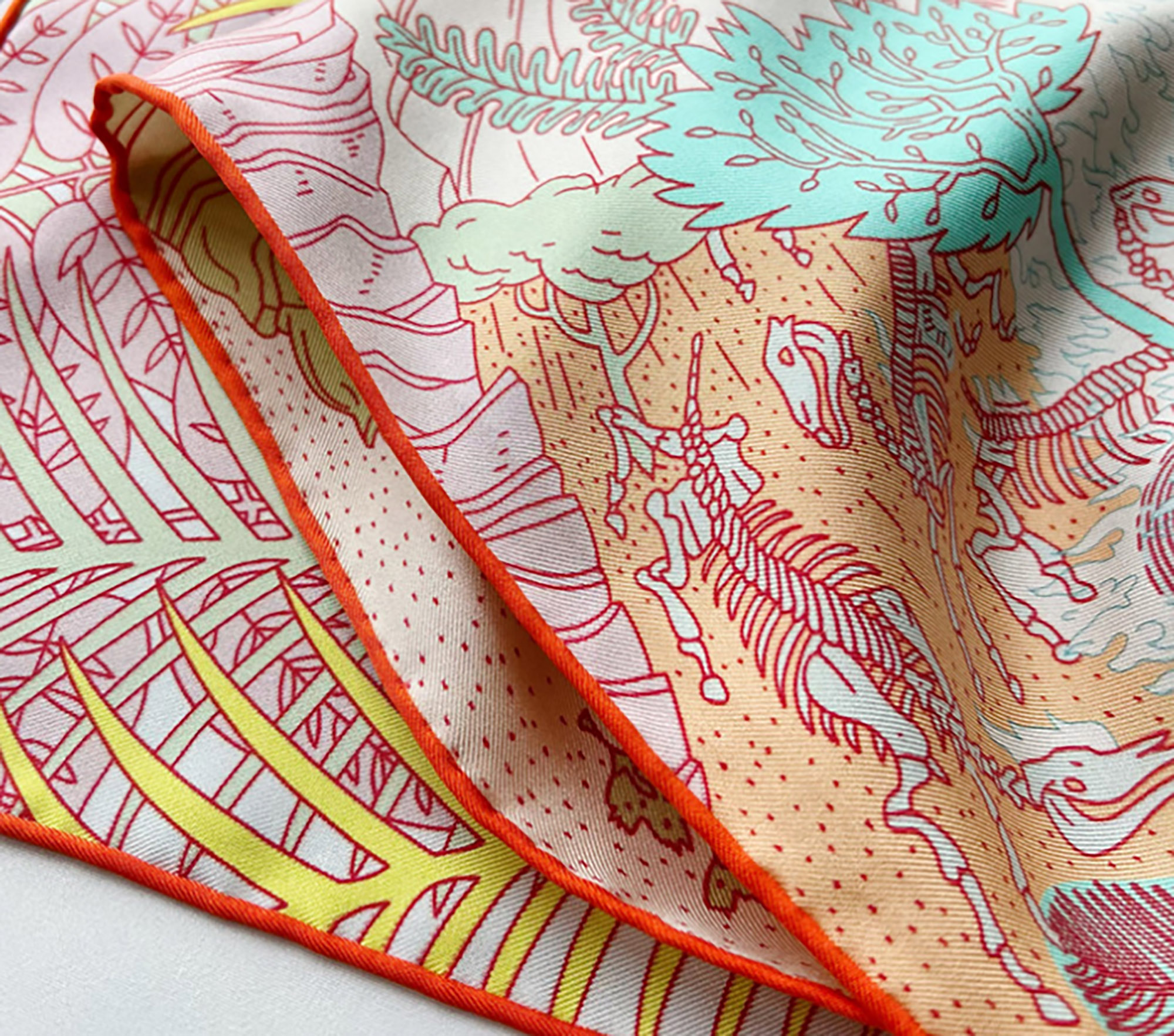 Real Silk Bandana Scarf 2