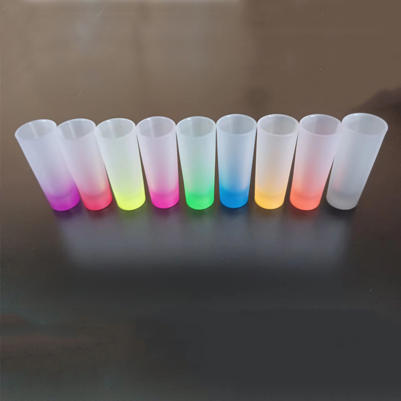 3 OZ Frosted Shot Glasses 2