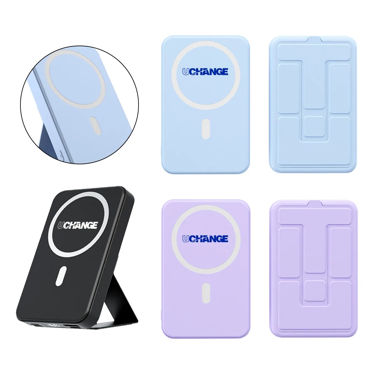 Magnetic Wireless Power Bank With Fold-Out Stand 7