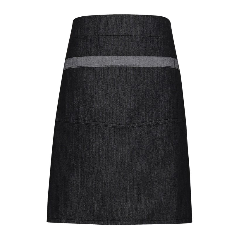 Artisan Collection By Reprime Unisex Domain Contrast Denim Waist Apron 5