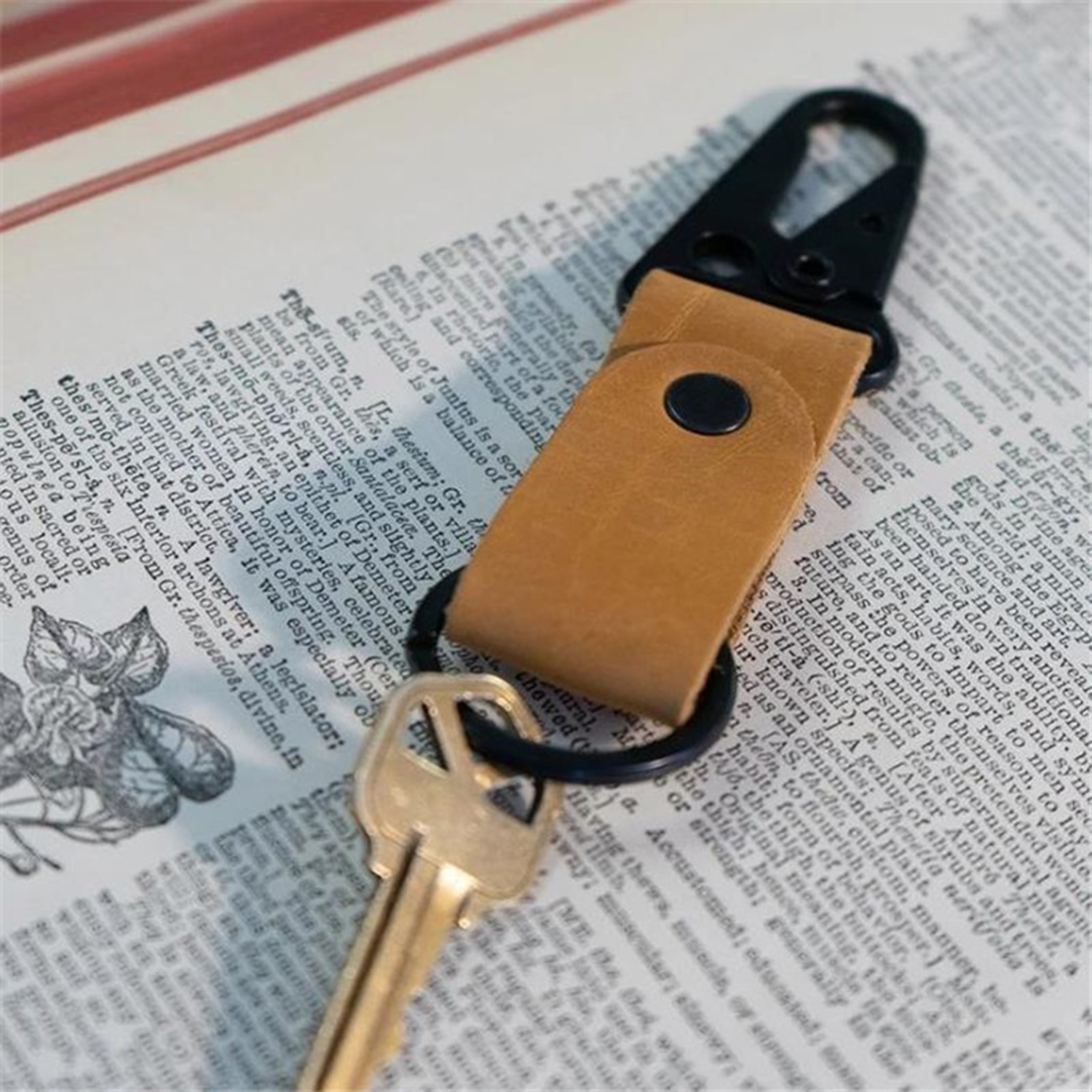 Leather Carabiner Keychain 6