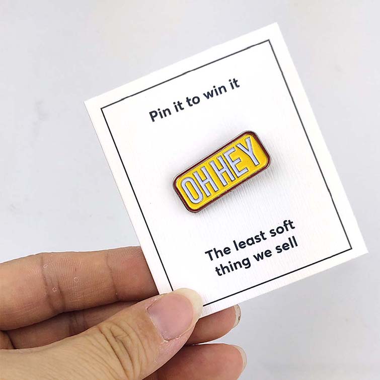 Soft Enamel Lapel Pin with Backer Cards 3