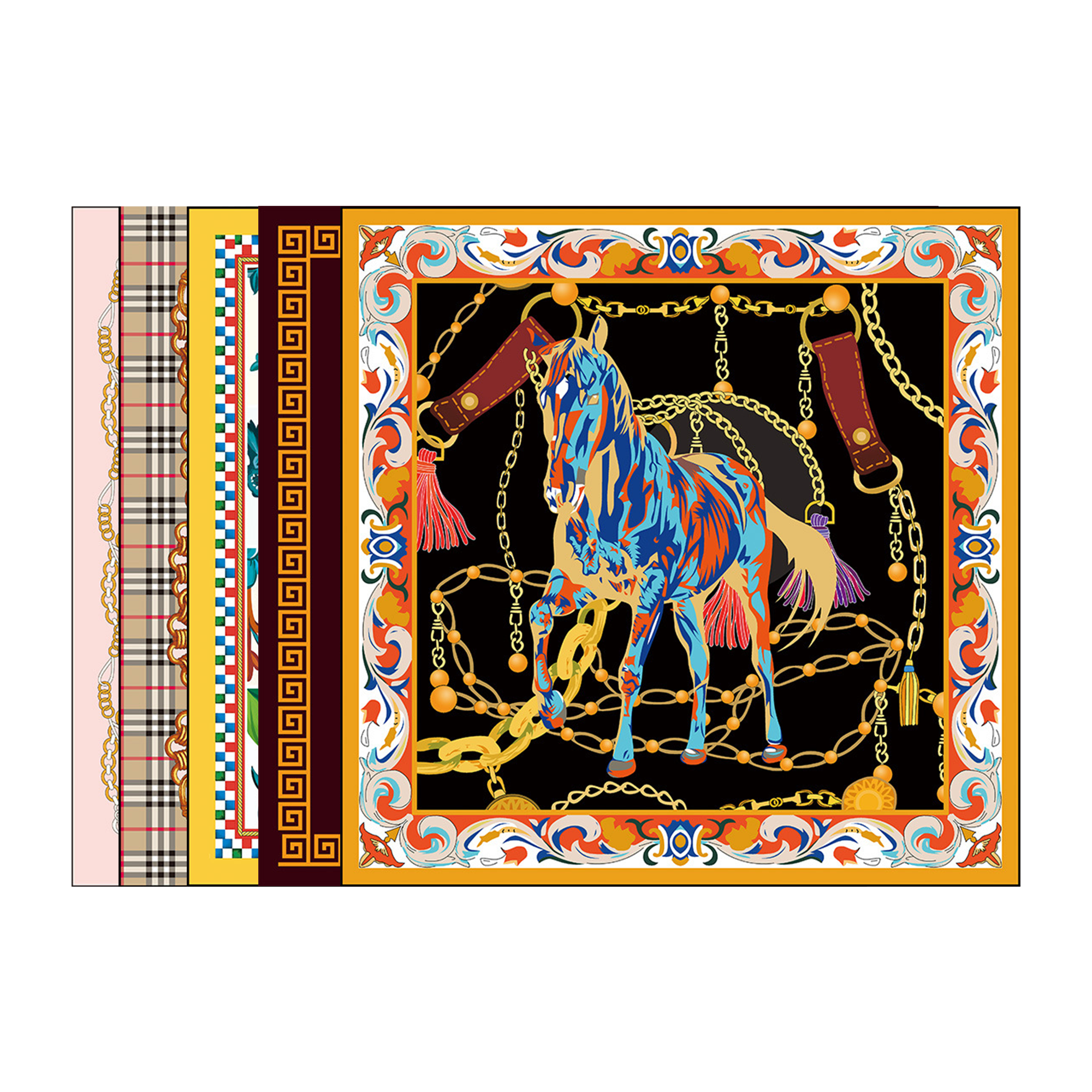 Large Square Silk Scarf MOQ 50 3
