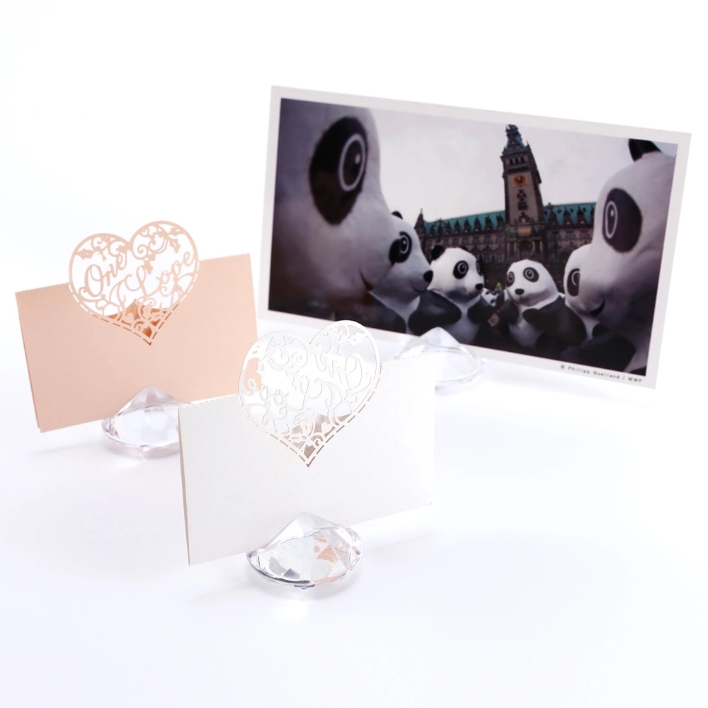 Crystal Diamond Place Card Holders 3
