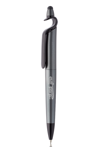 3-in-1 Plastic Pens with Stylus and Cell Stand 13