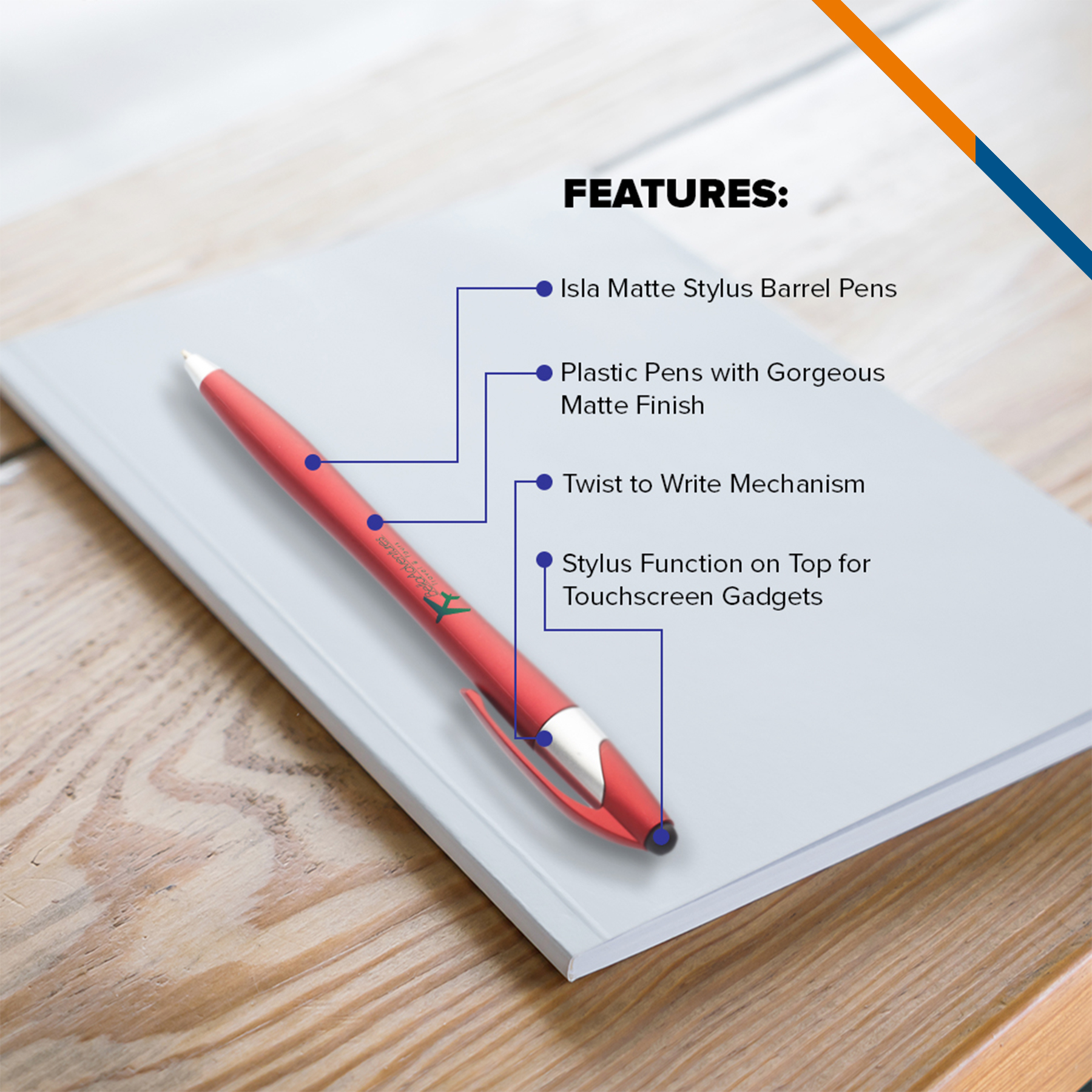 Vicon 2in1 Stylus Ballpoint Pen 2