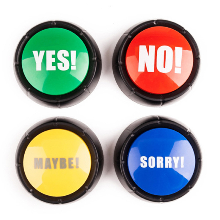 Yes and No Button With Sound 3